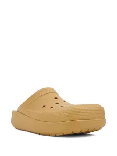 Crocs Classic Blunt Toe "desert Grass" Clogs In Neutral