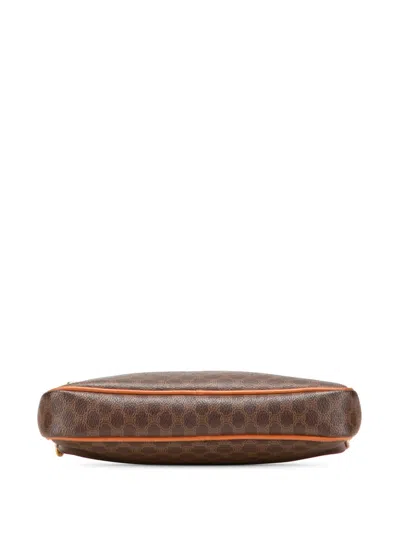 Pre-owned Celine 1994 Macadam Coated Canvas Clutch Bag