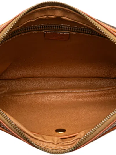 Pre-owned Celine 1994 Macadam Coated Canvas Clutch Bag