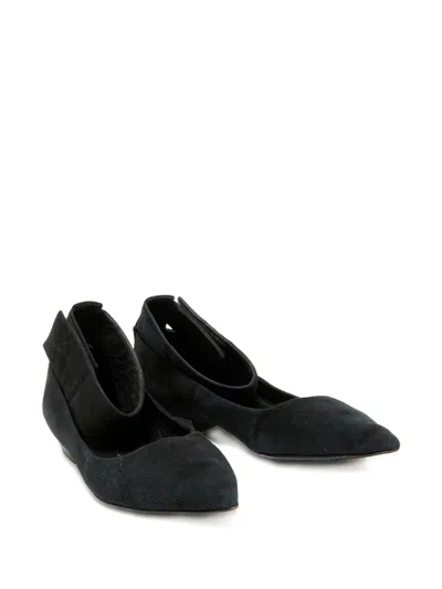 Pre-owned Giuseppe Zanotti Vintage Pointed-toe Ankle-strap Ballet Flats