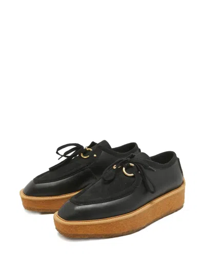 Pre-owned Stella Mccartney Brody Platform Suede Leather Desert Bootss