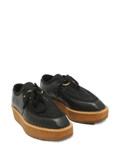 Pre-owned Stella Mccartney Brody Platform Suede Leather Desert Bootss