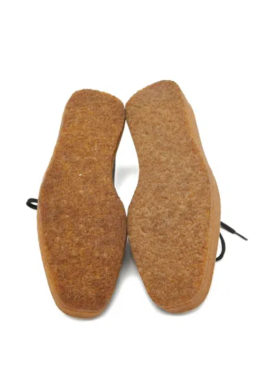 Pre-owned Stella Mccartney Brody Platform Suede Leather Desert Bootss