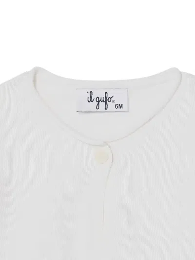 Il Gufo Button-front Cardigan In White