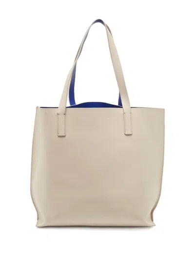 Pre-owned Kate Spade  Leather Tote Bag In White