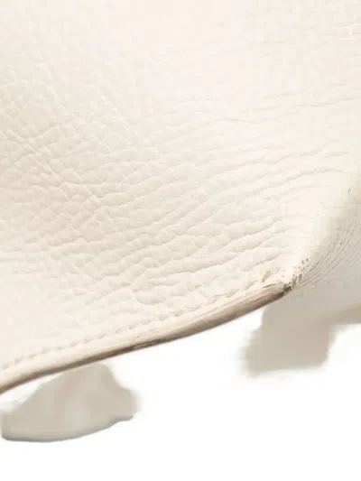 Pre-owned Kate Spade  Leather Tote Bag In White