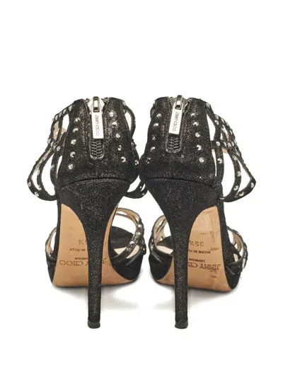 Pre-owned Jimmy Choo Lattice Embellished Pumps