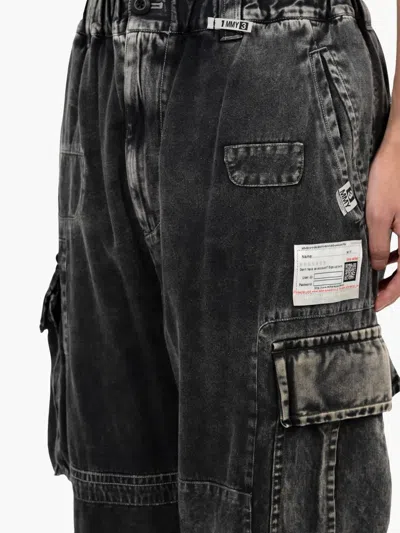 Miharayasuhiro Repair Cargo Trousers In Black