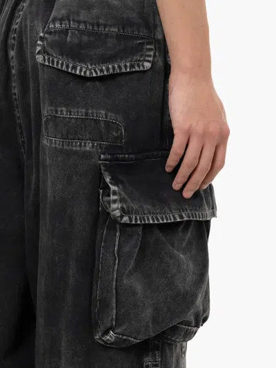 Miharayasuhiro Repair Cargo Trousers In Black