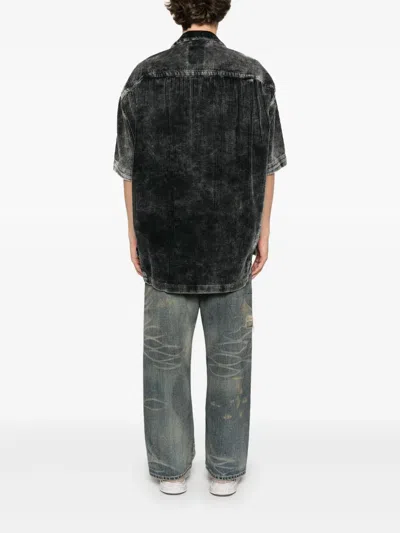 Miharayasuhiro Amateur Sewn S/s Shirts In Black