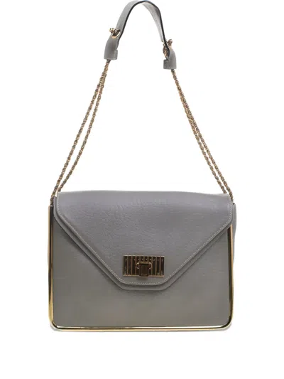 Pre-owned Chloé Leather Flap Bag