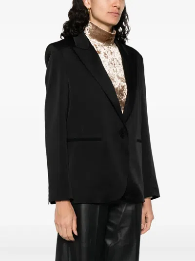Forte Forte Single-breasted Blazer In Black