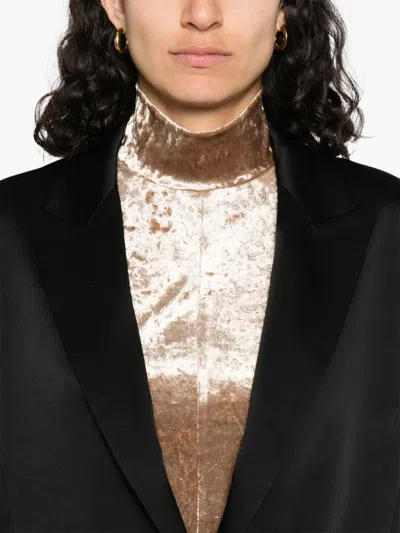 Forte Forte Single-breasted Blazer In Black