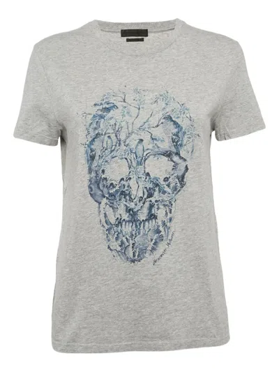 Pre-owned Alexander Mcqueen Skull-print T-shirt