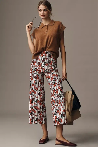 The Colette Collection By Maeve The Colette Cropped Wide-leg Trousers By Maeve: Magic Fabric Edition