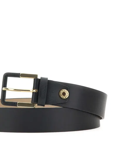 Gianni Chiarini Buckled Leather Belt In Black