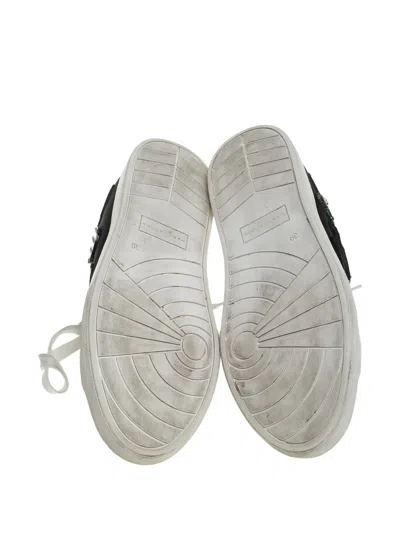 Pre-owned Marc Jacobs Vintage 2024  Patch-embellished Sneakers In Black