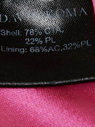 Pre-owned David Koma Lace-up Satin Trousers In Pink