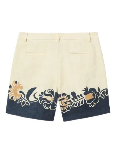 La Doublej Floral-print Shorts