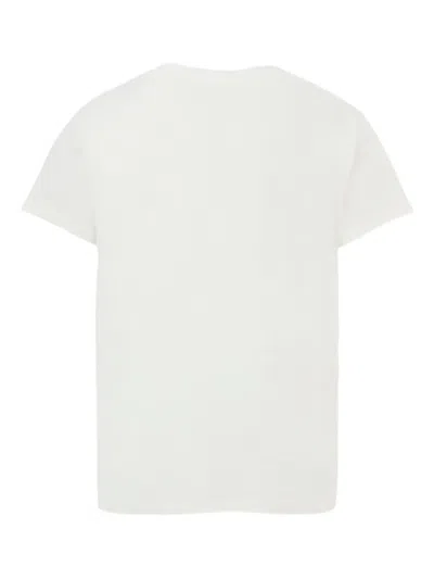 Pucci Junior Embroidered-patch T-shirt In White