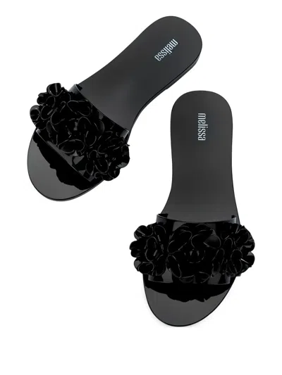 Melissa Floral-embellished Slides