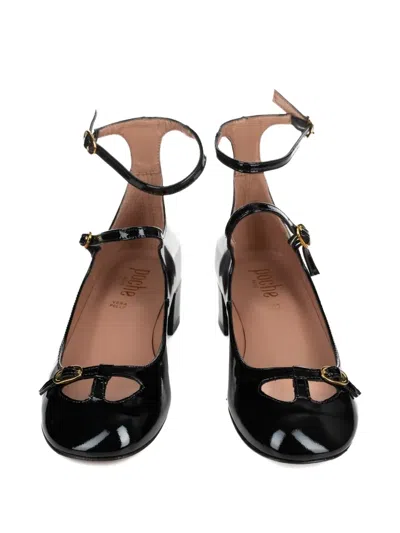 Poche Paris Buckle-detail Patent Leather Pumps