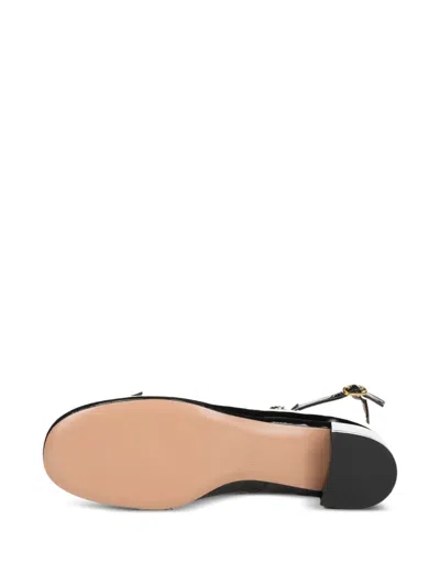 Poche Paris Buckle-detail Patent Leather Pumps