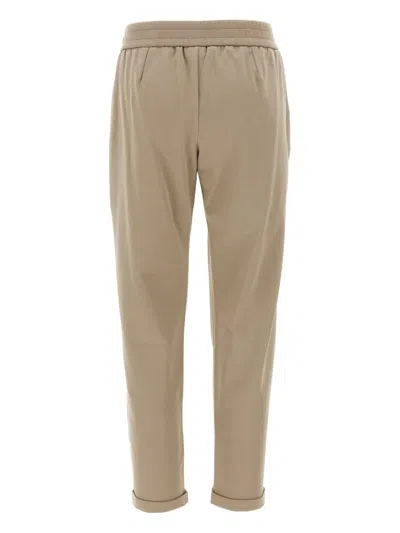 Brunello Cucinelli Elastic Waistband Rolled Cuffs Side Pockets