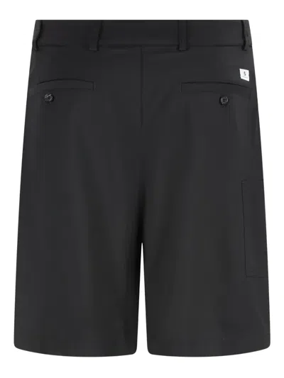 Department Five Techno Fabric Bermuda-shorts In Black