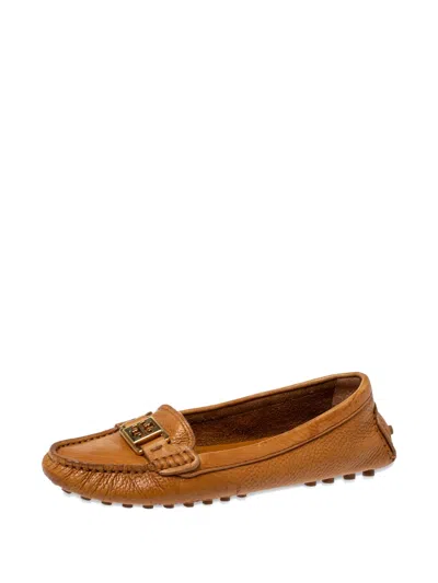 Pre-owned Tory Burch  Leather Driving Loafers