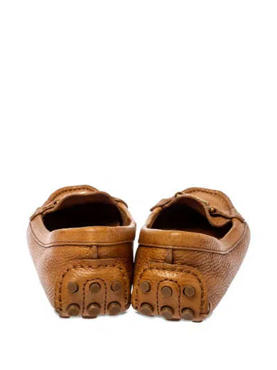 Pre-owned Tory Burch  Leather Driving Loafers