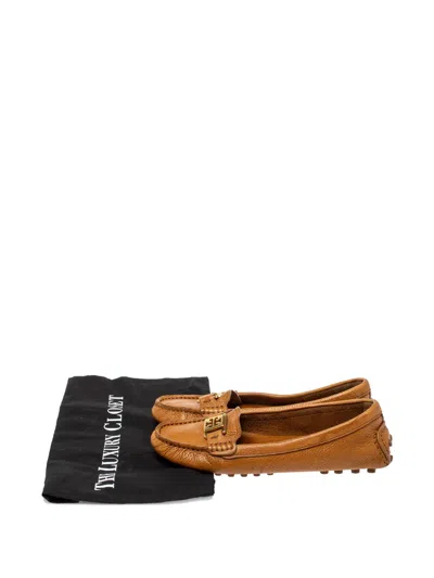 Pre-owned Tory Burch  Leather Driving Loafers