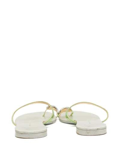 Pre-owned Giuseppe Zanotti Vintage  Hillary Sandals In Green