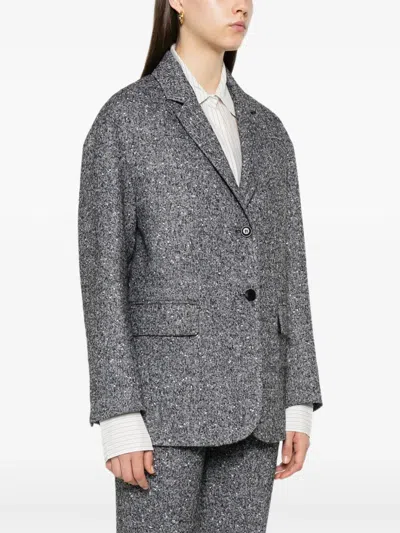 Ermanno Scervino Two-button Blazer In Gray