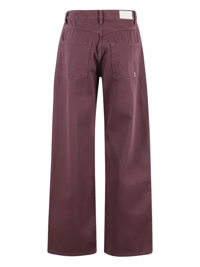 Icon Denim Poppy Jeans In Burgundy