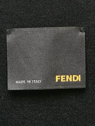 Pre-owned Fendi Zip-up Leather Jacket In Brown