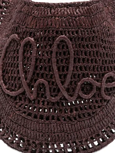 Chloé Banana Raffia Tote Bag