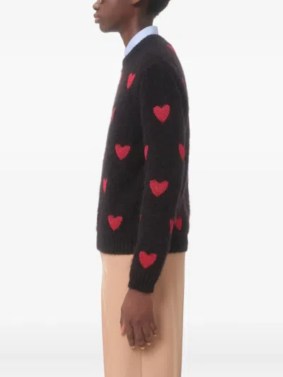 Valentino Garavani Jacquard Sweater In Black