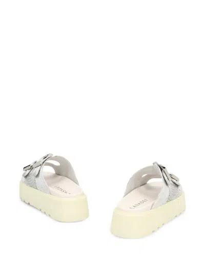 Casadei Buckle-embellished Platform Slides