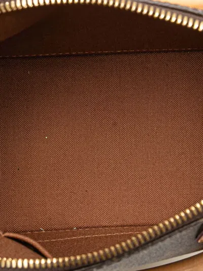 Pre-owned Louis Vuitton 2013 Monogram Alma Bb Satchel In Brown