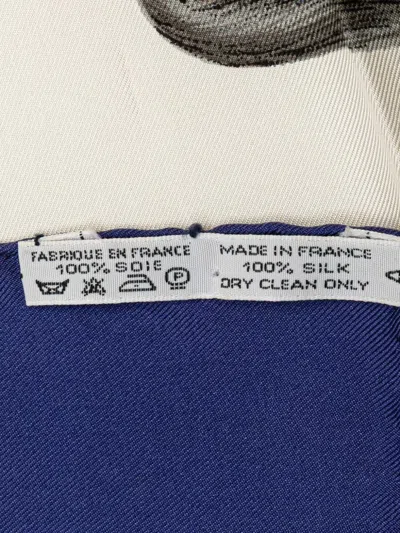 Pre-owned Hermes 1990-2010 Ecole Francaise D'equitation Silk Scarf Scarves