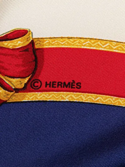 Pre-owned Hermes 1990-2010 Ecole Francaise D'equitation Silk Scarf Scarves