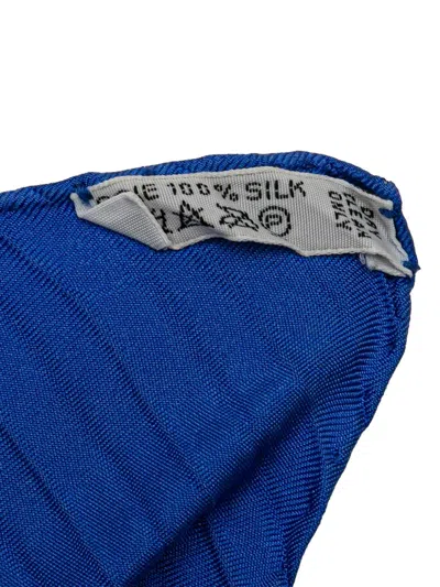 Pre-owned Hermes 20th Century Les Rubans Du Cheval Pleated Silk Scarf Scarves
