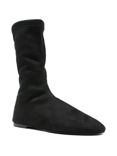 Proenza Schouler Woman Ankle Boots Black Size 8 Textile Fibers In Black