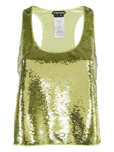 Pre-owned Tom Ford  Sequin Tank Top
