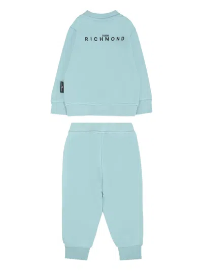 John Richmond Junior Logo-embroidered Tracksuit In Green