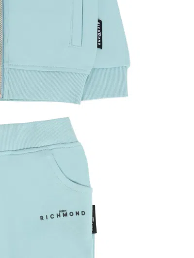 John Richmond Junior Logo-embroidered Tracksuit In Green