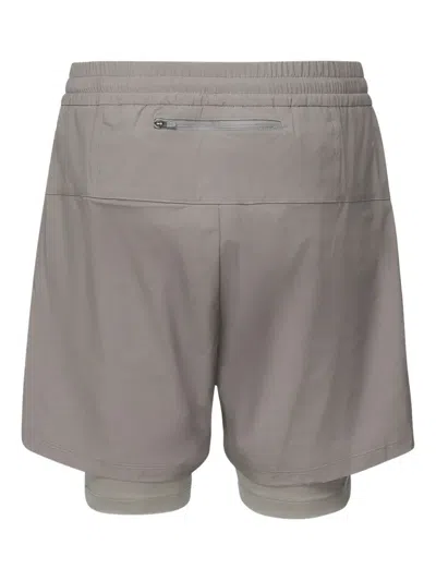 Herno Logo-print Shorts In Brown