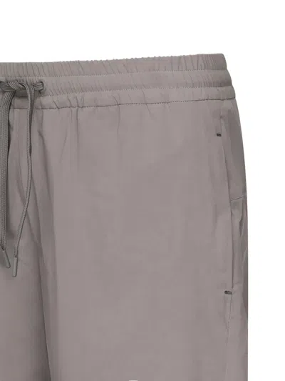 Herno Logo-print Shorts In Brown