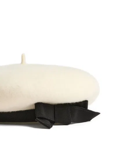 Patou Grosgrain-bow Wool Beret